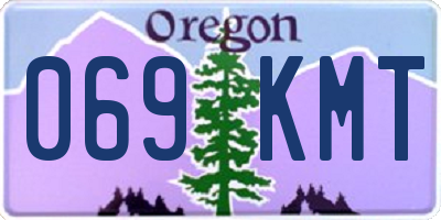 OR license plate 069KMT