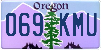 OR license plate 069KMU
