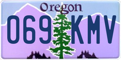 OR license plate 069KMV