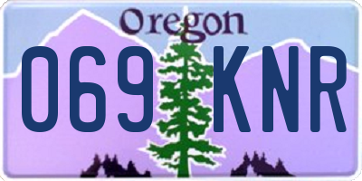OR license plate 069KNR