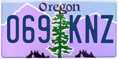 OR license plate 069KNZ