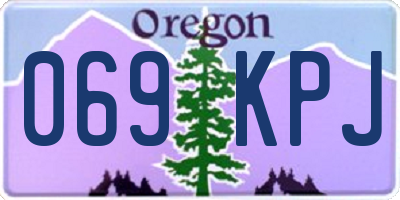 OR license plate 069KPJ