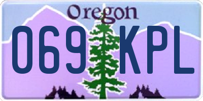 OR license plate 069KPL