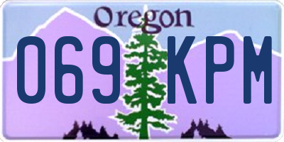 OR license plate 069KPM
