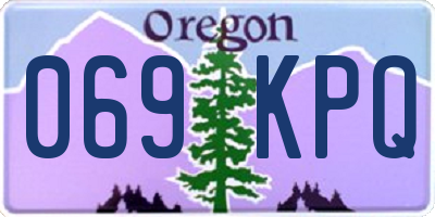 OR license plate 069KPQ