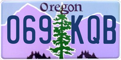 OR license plate 069KQB