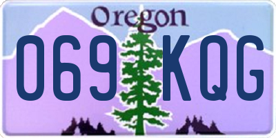 OR license plate 069KQG