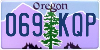 OR license plate 069KQP