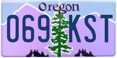 OR license plate 069KST