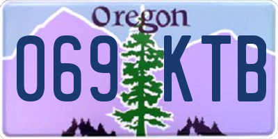 OR license plate 069KTB