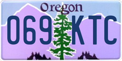 OR license plate 069KTC