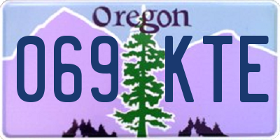 OR license plate 069KTE