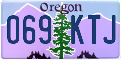 OR license plate 069KTJ