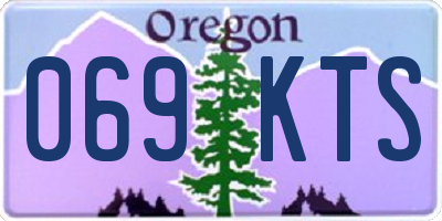 OR license plate 069KTS