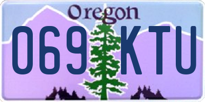 OR license plate 069KTU