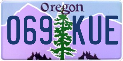 OR license plate 069KUE