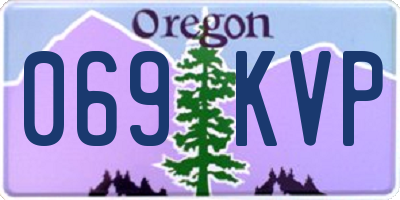 OR license plate 069KVP