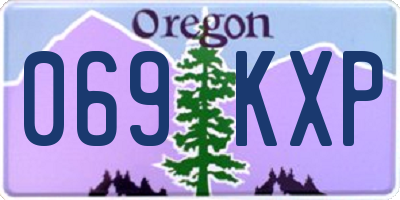 OR license plate 069KXP
