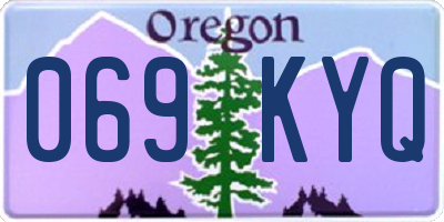 OR license plate 069KYQ