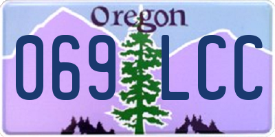 OR license plate 069LCC