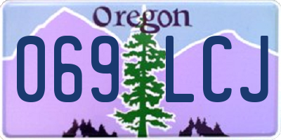 OR license plate 069LCJ