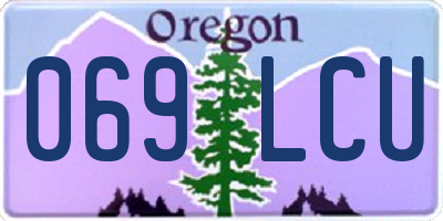 OR license plate 069LCU