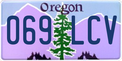 OR license plate 069LCV