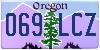 OR license plate 069LCZ