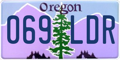 OR license plate 069LDR