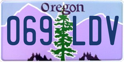 OR license plate 069LDV