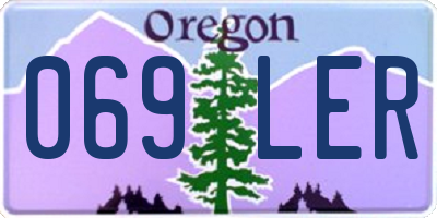 OR license plate 069LER