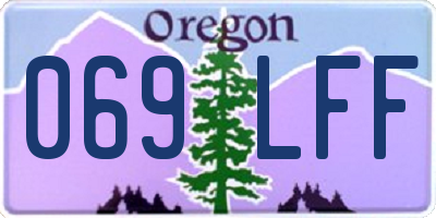 OR license plate 069LFF