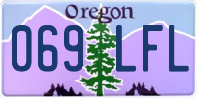 OR license plate 069LFL
