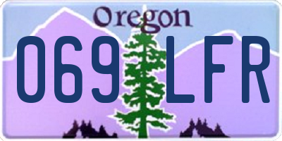 OR license plate 069LFR