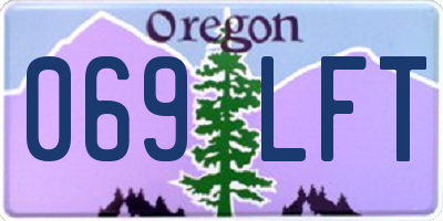 OR license plate 069LFT