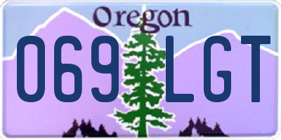 OR license plate 069LGT
