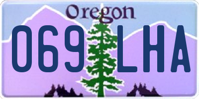OR license plate 069LHA