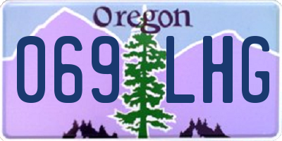 OR license plate 069LHG
