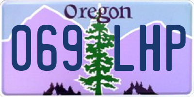 OR license plate 069LHP
