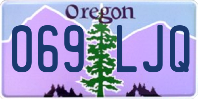 OR license plate 069LJQ