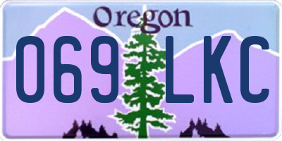 OR license plate 069LKC