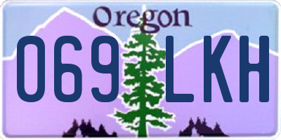 OR license plate 069LKH