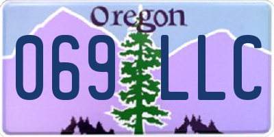 OR license plate 069LLC