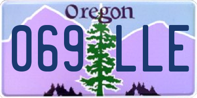 OR license plate 069LLE