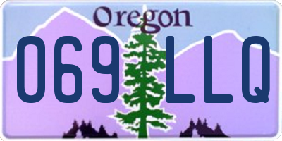 OR license plate 069LLQ