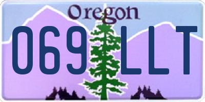 OR license plate 069LLT