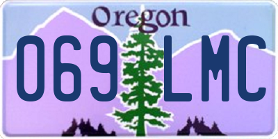 OR license plate 069LMC