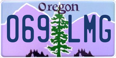 OR license plate 069LMG