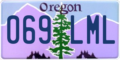 OR license plate 069LML