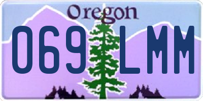 OR license plate 069LMM